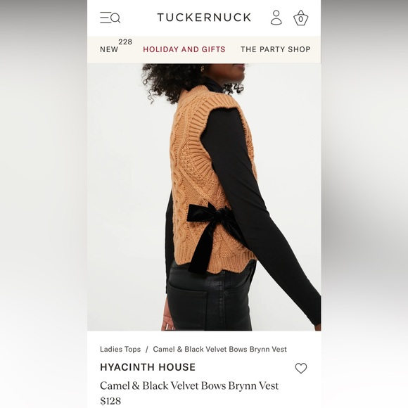 Hyacinth House bow sweater XL - Picture 3 of 4